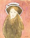 Girl With large hat